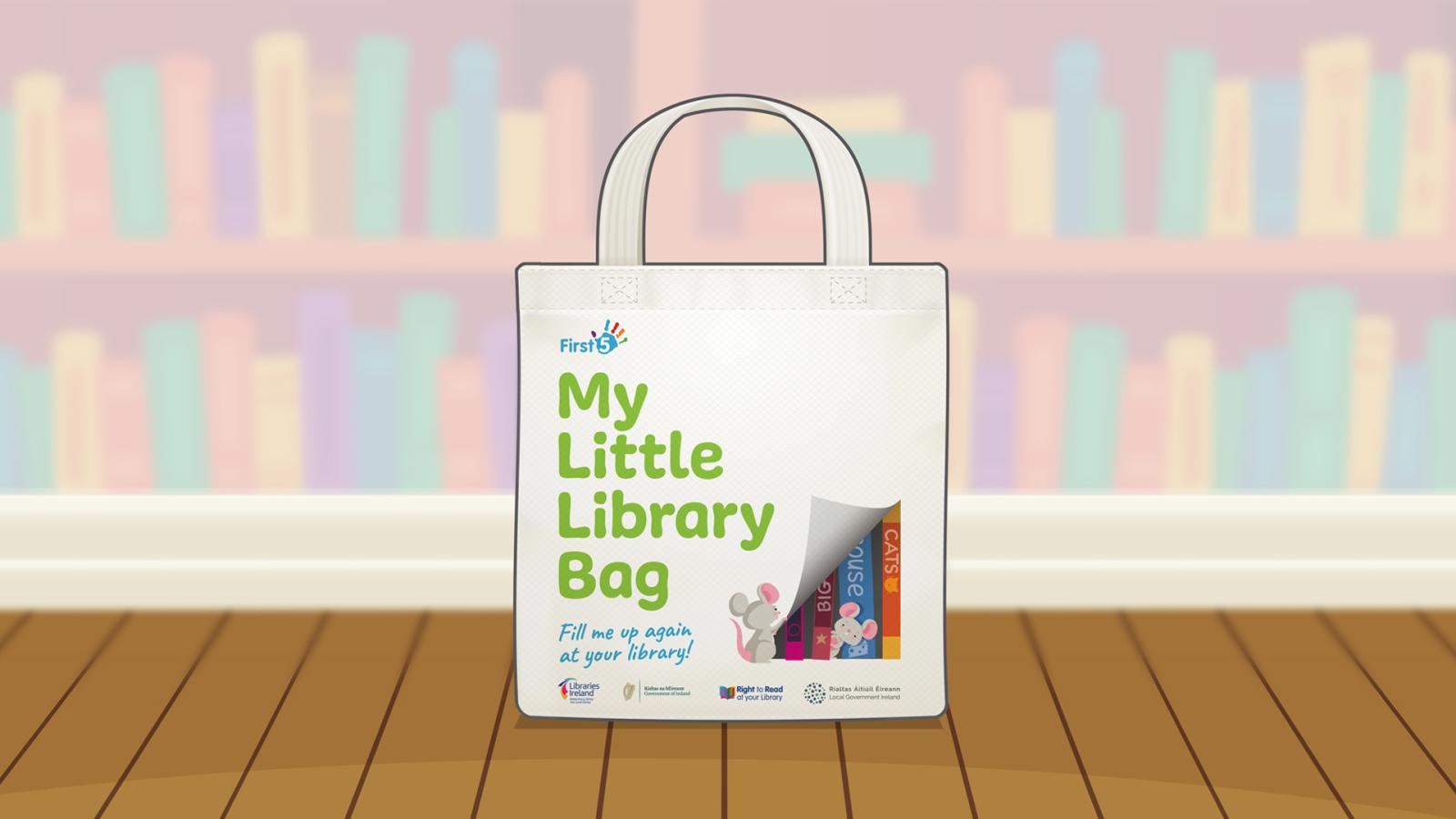 My Little Library Book Bag for all Children starting school St Joseph